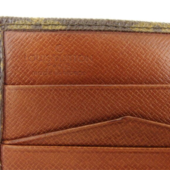 Louis Vuitton W Hook Wallet Monogram Beige Monogram Canvas Authentic Used - Picture 5 of 8